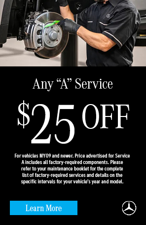 Coupon for Any "A" Service $25 off